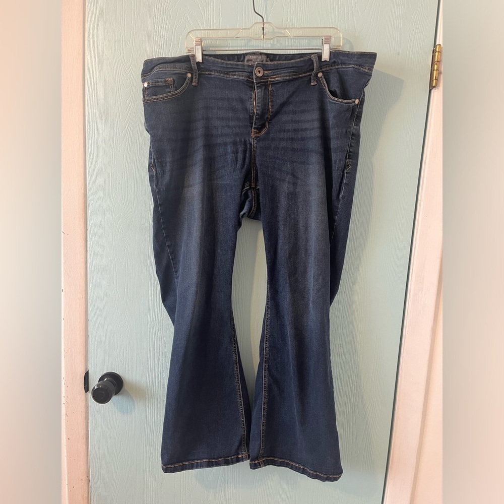 Torrid Luxe Slim Boot Jean - Super Stretch Medium Wash